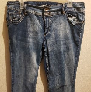 Women's blue jeans